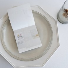 莫莫日貨 Yohaku 原創系列 2025年4月新品 日本製 方形四圖案 膠裝便條紙 便條本 - 花園系列, 1個