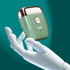 차량용 12V 시거잭 충전 휴대용 미니 면도기 전기 패션 멀 수염 칼 식 수염 트리머 남성용 251, 3헤드 그린