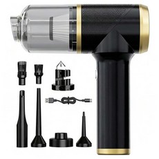 HELLOLEIBOO 차량용 송풍 겸용 청소기 ZX108, 블랙