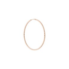 마리아블랙 리브 14K 옐로 골드 35mm 후프 이어링