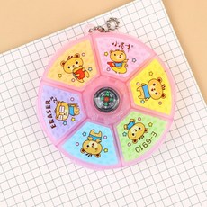 小怪才 指南針 橡皮擦, E - 6910, 1套