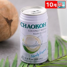 Chaokoh 코코넛 워터 (캔) 350ml X 10 태국 차오코/베트남 태국 식자재 전문, 10개