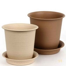 루마 가든원형 화분 받침2호 브라운 사무실화분