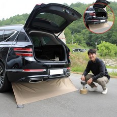 범퍼가림막 차박 차량용 바람막이 차박텐트 카텐트, 1범퍼바람막이-브라운, 1범퍼바람막이-브라운, 1개