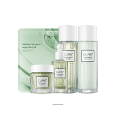 [김정문알로에] 큐어 피토 라인 기초 4종 선물세트 (쇼핑백증정), 1세트