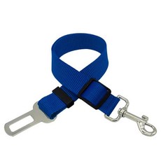 강아지안전벨트 충격방지 애견차량안전벨트 고탄력 튼튼한 강아지안전벨트시트, 다크 블루, 32-62센티미터