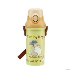 토토로 원터치 물병 480ml 어깨끈 네임스티커
