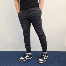 ILIO 男款保暖刷毛百搭基本款迷彩運動鬆緊束口褲 尺寸 28~40