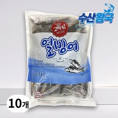 수산왕국 급속 냉동 캐나다산 알배기 열빙어 시사모 3L, 10개, 1kg