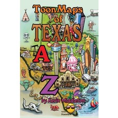 (영문도서)ToonMaps of Texas A to Z Hardcover, Kevin Middleton, English, 9798256200794