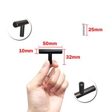 찬장 손잡이 닦았 스테인레스 스틸 주방 캐비닛 도어 손잡이 주방 손잡이 가구 서랍 당겨 바 손잡이 당겨 하드웨어, B Single hole