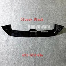 골프 스포일러 블랙 컬러 장식 패턴 후면 윙, 3. GTD Glossy BLACK, 기본