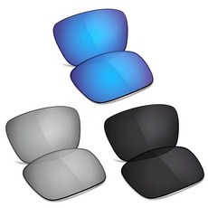 TRUSHELL Oakley Jupiter Squared OO9135 선글라스 편광 교체 렌즈 - 오션 블루+블랙+실버