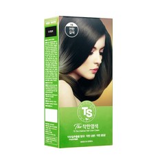 TS 착한염색 염모제, 7호 연한갈색, 2개