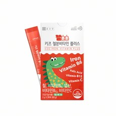 키즈 철분 비타민 30포 담아보리 아기철분 철분젤리, 1개, 30정
