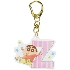 티즈 팩토리 키홀더 이니셜 아크릴 크레용 신짱 Z 5.3×4.5×0.3cm