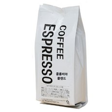 커피에스프레소 콜롬비아 블렌드, 1개, 500g, 홀빈(분쇄안함)