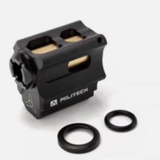 컴펜세이터 브레이크 서바이벌 글록 액세서리 메탈 암스 반투과재 검은색, 1개