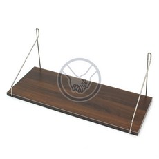 더가 무타공 벽선반 50x19.5cm 월넛