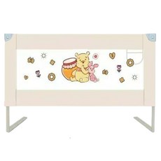 PETS WANT 垂直升降床邊護欄 70cm安全高度 適用於18個月以上 - 5歲兒童 s奶茶色 1組, 奶茶色90CM