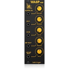 Behringer WASP VCF Eurorack 멀티모드 필터 모듈 전설적인 아날로그 Wasp Deluxe 사운드 디자인 툴 신시사이저와 음악 제작용, 상세페이지 참조, 상세페이지 참조