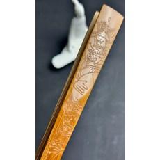 雕刻摺扇 四大天王, 如圖所示, 1個
