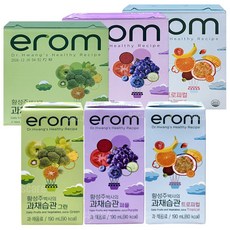 이롬 황성주박사의 과채습관 3종 (트로피컬/그린/퍼플), 48개, 190ml