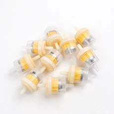 5/10/20/30PCS 오토바이 오일 필터 오토바이 모페드 스쿠터 용 인라인 가스 연료 필터 먼지 자전거 ATV 가, 01 10pcs