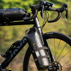 리어백 가방 바이크 박스 로드 사이클링 투어를 위한 ZUKKA 프론트 포크백 방수 5L 대용량 랙백, Black, 1개