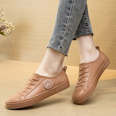 신형 초경량 슬립온 디자인 여성용 저탑 방수 워킹슈즈 세차장 실내 작업용