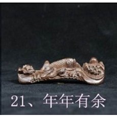 年年有余 雕刻摆件, 1個