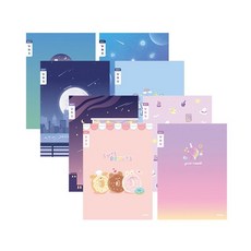 초등노트 3-6 고학년노트 알림장 좁은칸 20줄 (10권), 남 랜덤, 남 랜덤