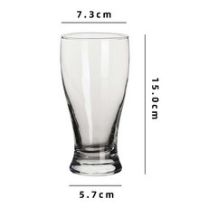小蠻腰精釀啤酒杯 加厚高透玻璃 大容量扎啤杯, D127---350毫升,301-400毫升, 1個