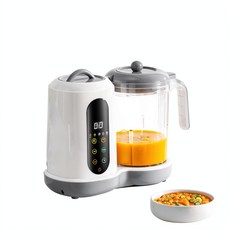YZMY 嬰兒輔食機 高溫蒸煮 50-400ml容量, 白色國內可用110V
