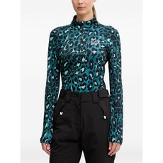 EA7엠포리오아르마니 레오파드 프린트 이너 탑