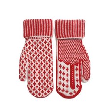 남녀 겨울 니트 보온 장갑 숨겨진 중지 손가락 풀 핑거 야외 스키 사이클링용, 1. A1