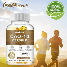 Coolkin CoQ-10 膠囊 促進能量與耐力, 60組