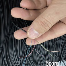 에나멜 와이어 멀티 외장 호환 BLUETOOTH 코어 케이블 배선 스피커 PVC, 5co OD 1 4mm, 10 m, 1개