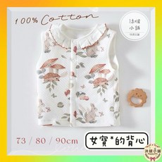 漂亮寶寶背心 嬰兒上衣 刷絨保暖內搭背心 台灣現貨隔日配