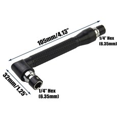 L 타입 육각 스크루 드라이버 비트 더블 엔드 핸들 포함 6 35mm 소켓 렌치 도구 빠른 래칫 렌치 워크샵 수공구, 1pc