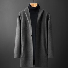 【潮胖穿搭】大碼開衫外套男 秋冬季針織衫 連帽拉鏈 寬鬆加肥加大尺碼