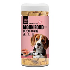 MORN FOOD 晨光 寵物鮮食凍乾, 1個, 鮭魚 90g