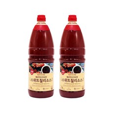 CJ 이츠웰 활용만점 튀김엔 스위트칠리소스 2kg x 2개