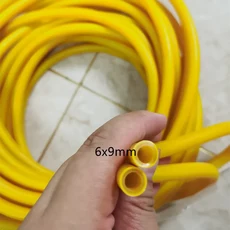 1미터 스피어 낚시 고무 튜브 건 밴드 탄성 라텍스 직경 3mm 아웃, 21 6X9MM Yellow