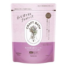 바스크린 CRAFT BATH(크래프트 버스) 【약용 입욕제】 부드러운 라벤더의 향기 400g(약 10회분) 분말 입욕제 무첨가, 1개, 1g