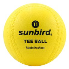 썬버드 티볼공 11인치 낱개 SB709 소프트 안전 야구공, 1개, 옐로우