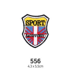 와펜 DIY 자수 패치 와펜모음 열부착식와펜, 4개, 와펜 패치 556번