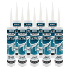 럭키 무초산실리콘 비초산 다목적 실리콘 LC909S (흑색), 9개