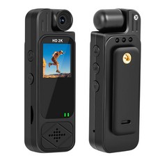 초소형 고화질 2K 바디캠 자전거 블랙박스 오토바이 액션캠, (TF카드 여부):TF카드 128GB 포함