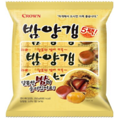 크라운 밤양갱 5p, 250g, 1개